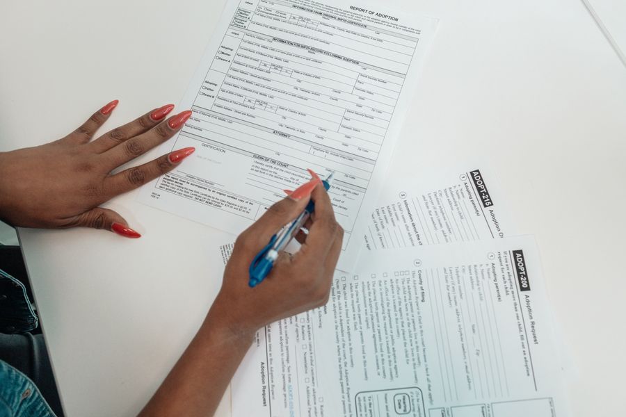 job application form