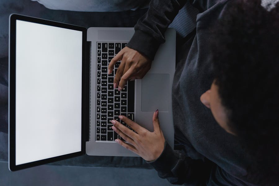person applying job online