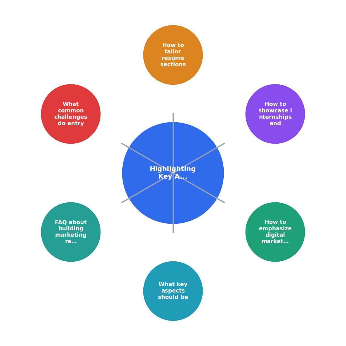 Highlighting Key Aspects in First Job Marketing Resumes process