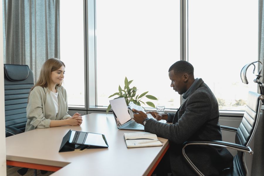office hiring meeting