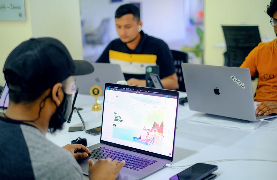 UX designer working